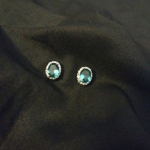 Sterling Silver Aquamarine Earrings